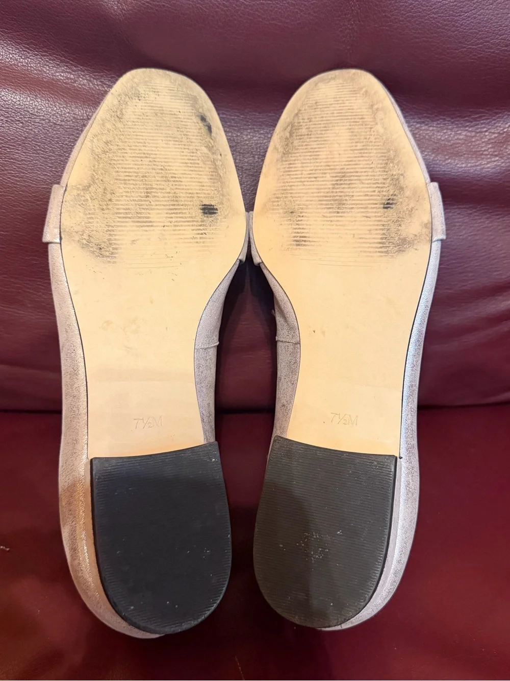 Talbots Metallic Loafers